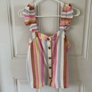 Women’s J.crew Ruffled Sleeveless Top Size S